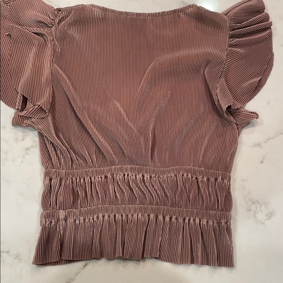 Zara Ruffle Shoulder Tank Top - Picture 3 of 4